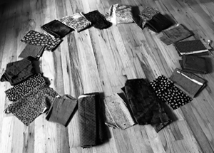 Dresden Neighborhood quilt fabric selection www.dlstewart.com